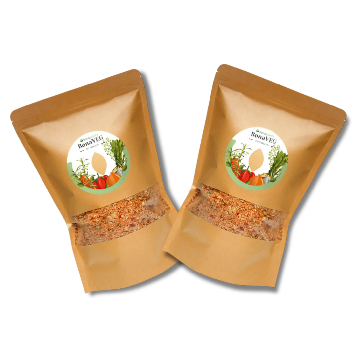 BonaVEG cu Tarhon (Mix de legume uscate) În bucăți mari de legume - Fără sare, zahăr, aditivi