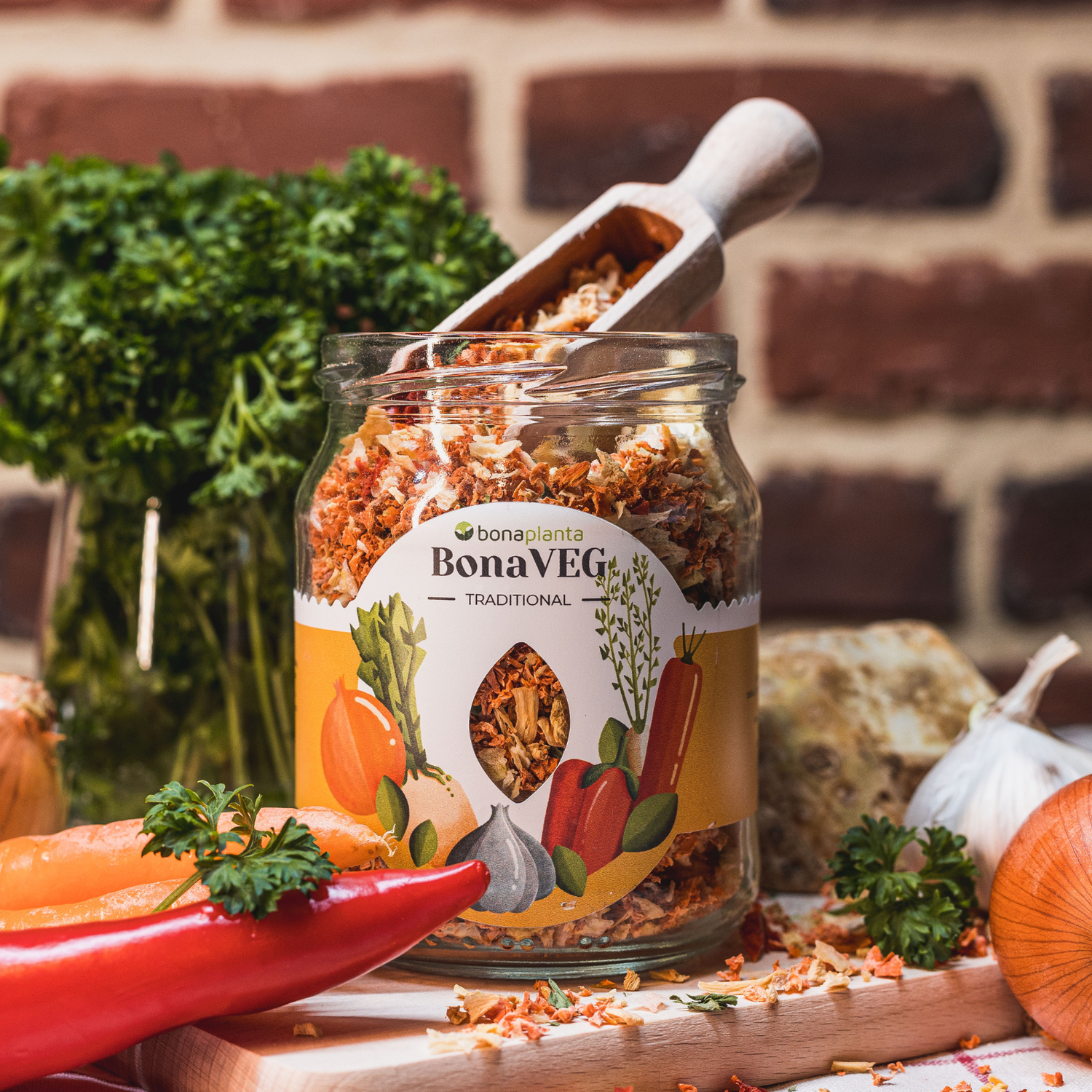 BonaVEG - Mixuri de Legume uscate (”vegeta”) fără sare, zahăr, aditivi