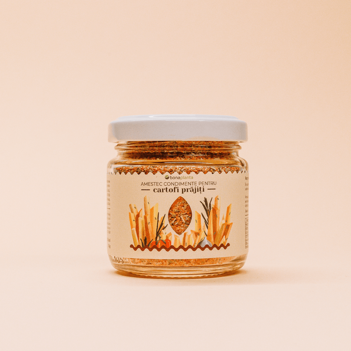 Amestec condimente pentru cartofi prăjiți (100 % natural) - Fără sare, zahăr, aditivi E-uri, adăugați