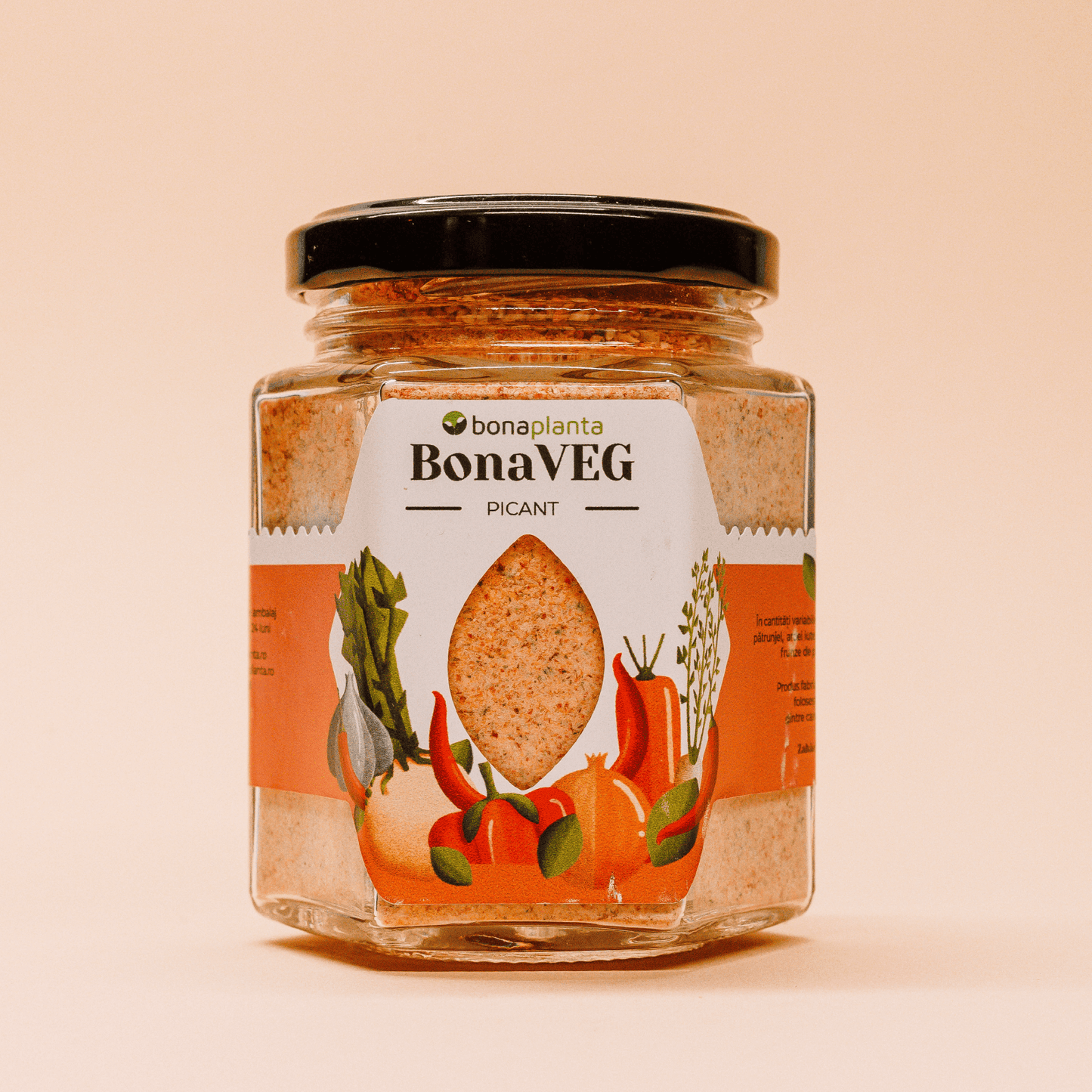 BonaVEG Picant (Mix de legume uscate) măcinat - Fără sare, zahăr, aditivi
