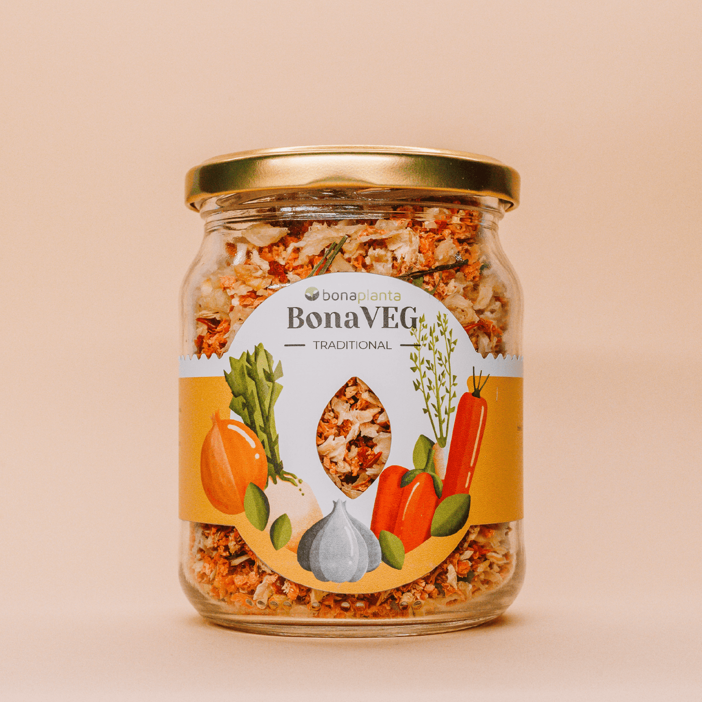 BonaVEG Tradi (Clasic) În bucăți mari de legume - Fără sare, zahăr, aditivi