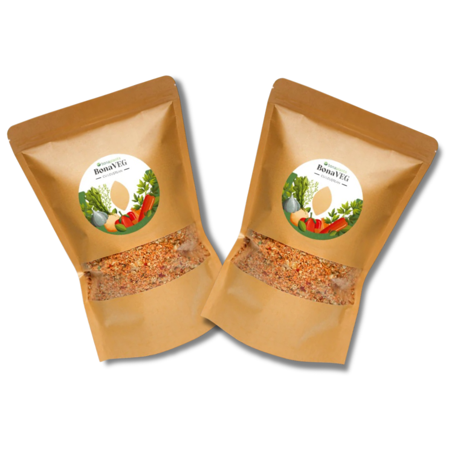 BonaVEG cu Leuștean (Mix de legume uscate) În bucăți mari de legume - Fără sare, zahăr, aditivi