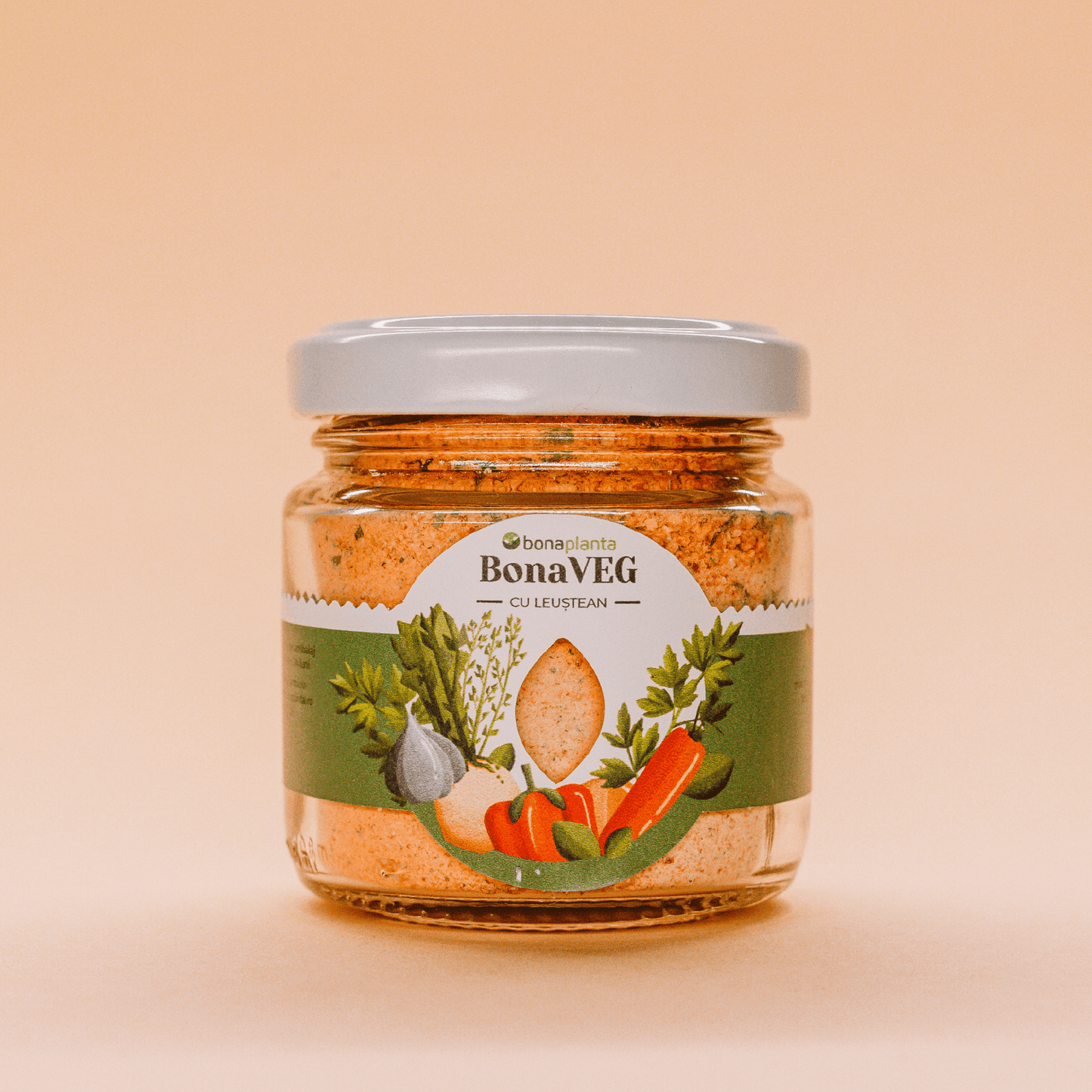 BonaVEG cu Leuștean (Mix de legume uscate) măcinat - Fără sare, zahăr, aditivi