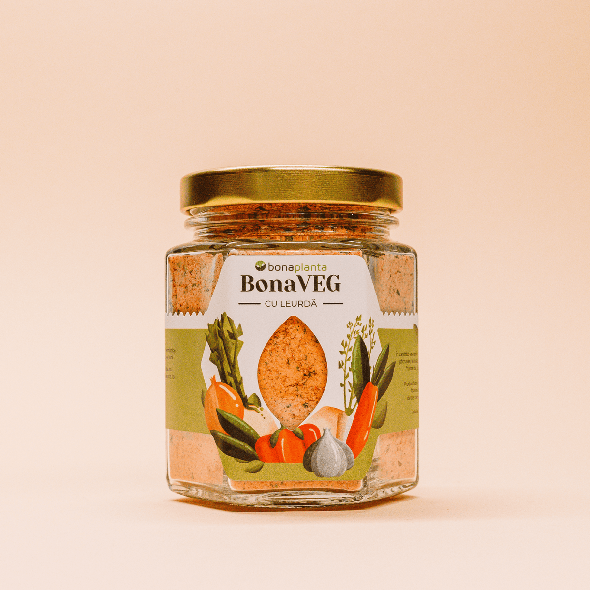 BonaVEG cu Leurdă (Mix de legume uscate) măcinat - Fără sare, zahăr, aditivi