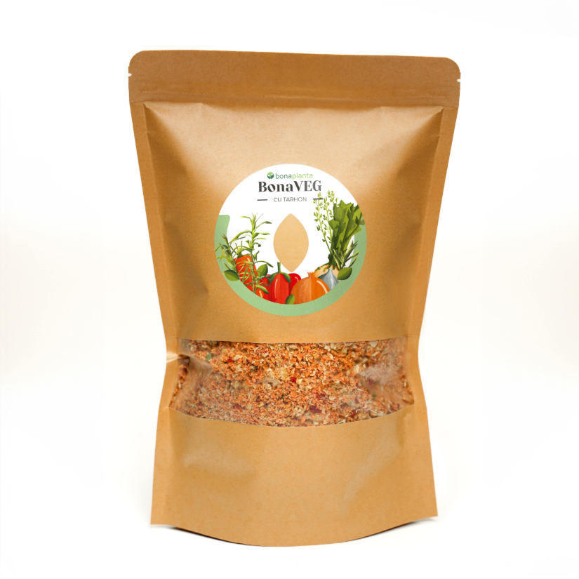 BonaVEG cu Tarhon (Mix de legume uscate) În bucăți mari de legume - Fără sare, zahăr, aditivi