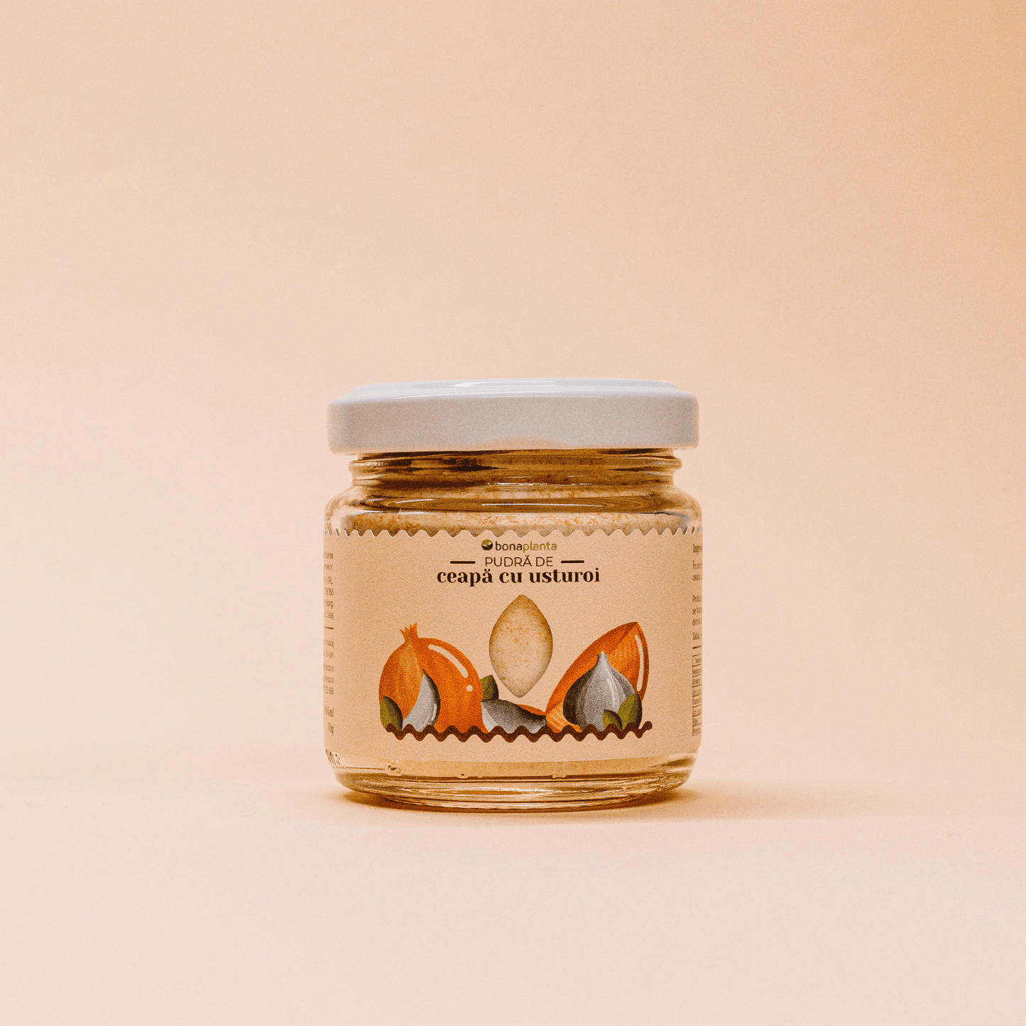 Pudră de ceapă cu usturoi (100 % natural) - Fără sare, zahăr, aditivi, E-uri adăugați