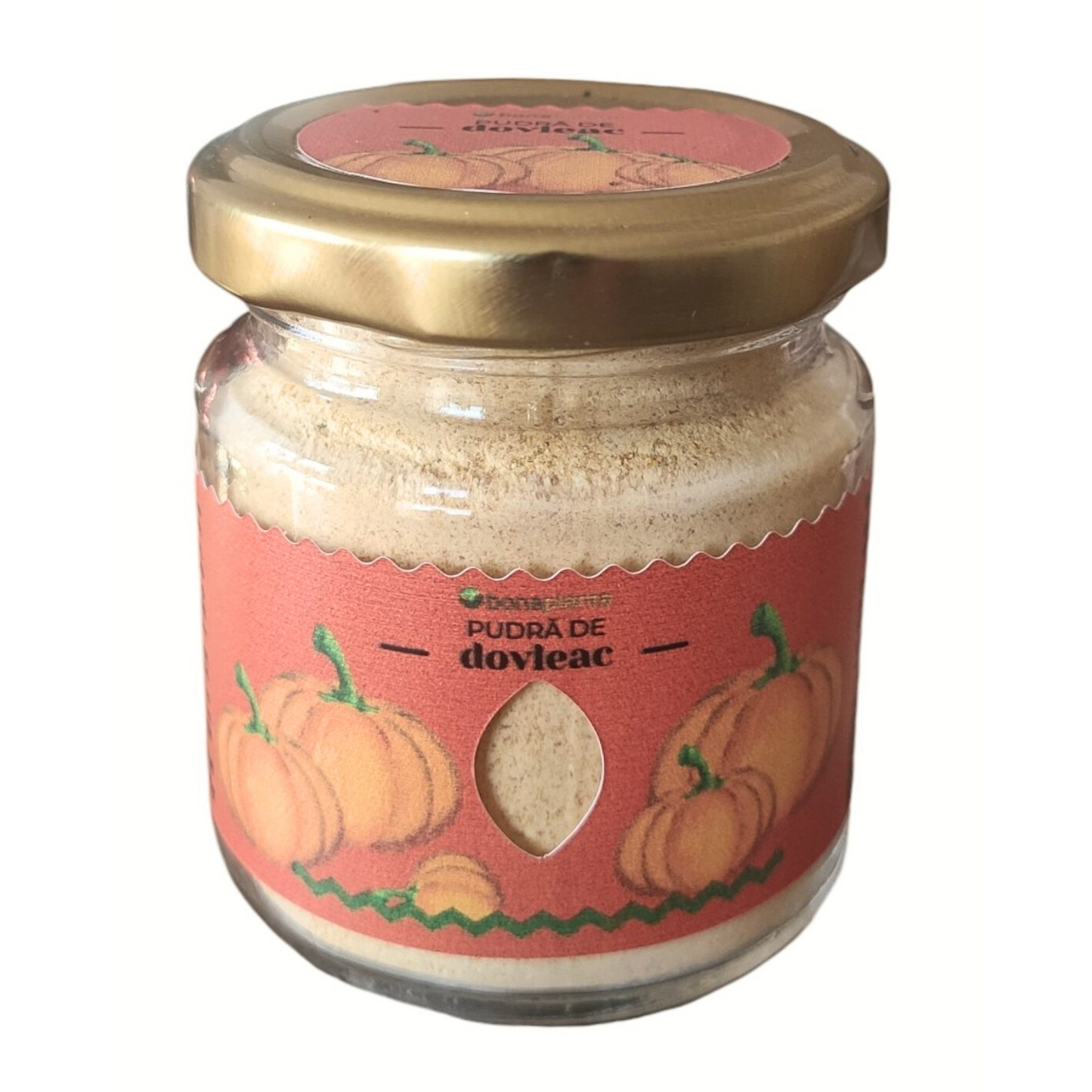 Pudră de dovleac (100 % natural) - Fără sare, zahăr, aditivi E-uri, adăugați