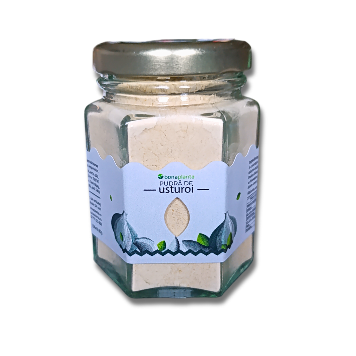 Pudră de usturoi (100 % natural) - Fără sare, zahăr, aditivi, E-uri adăugați