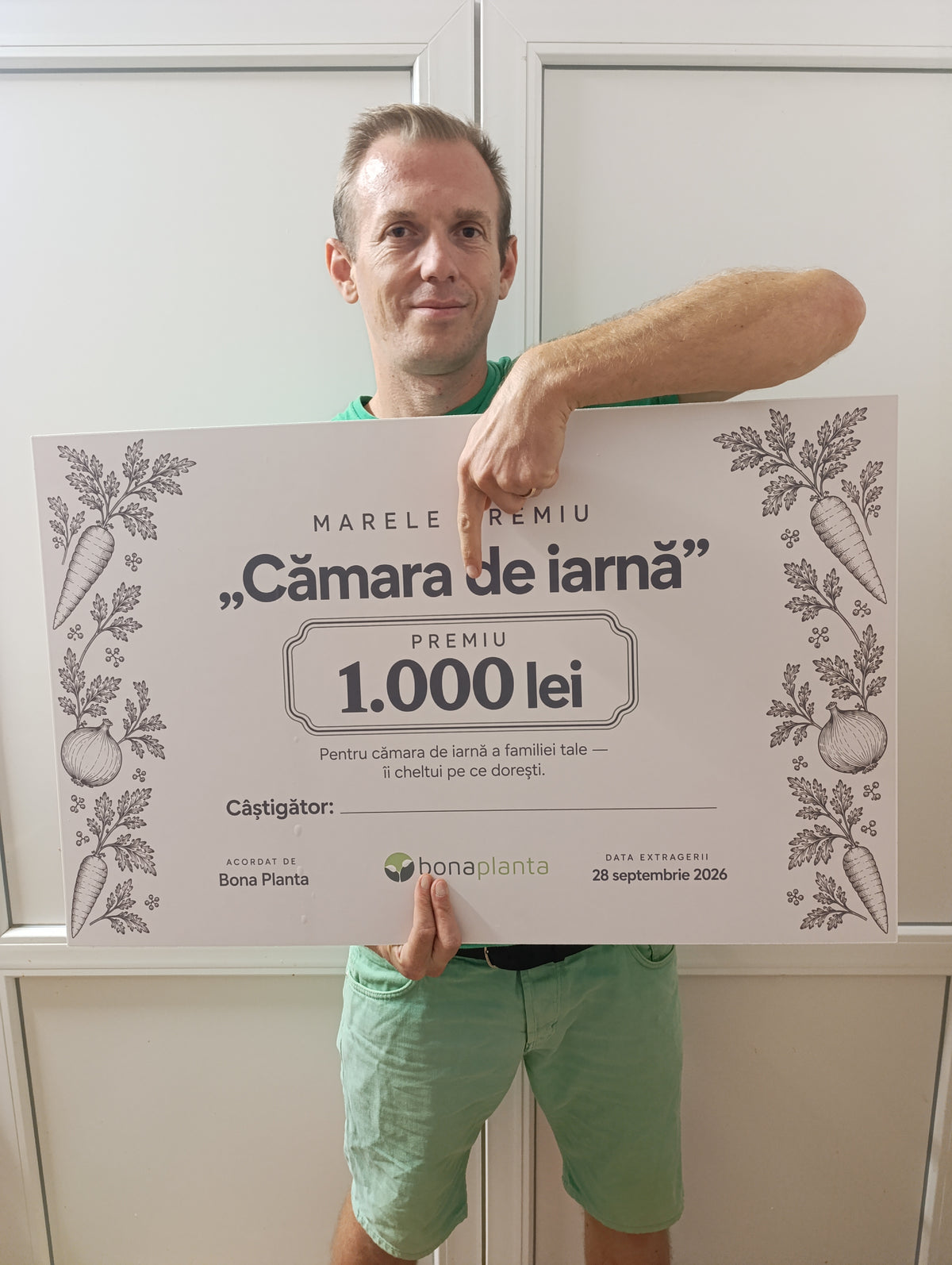 Marele Premiu „Cămara de iarnă” — 1.000 lei